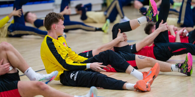 Wspólny trening z Industrią Kielce Wspólny trening z Industrią Kielce